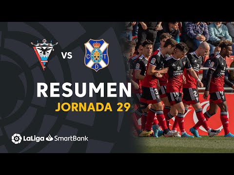 Resumen de CD Mirandés vs CD Tenerife (2-1)
