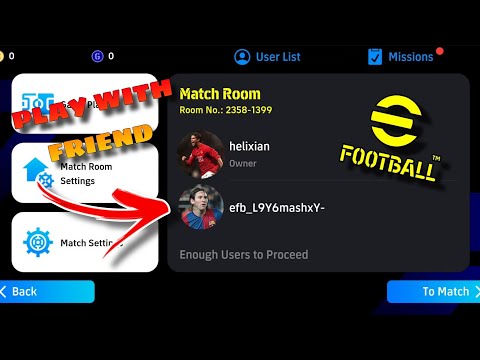 HOW TO PLAY WITH FRIEND IN EFOOTBALL 2026 TUTORIAL