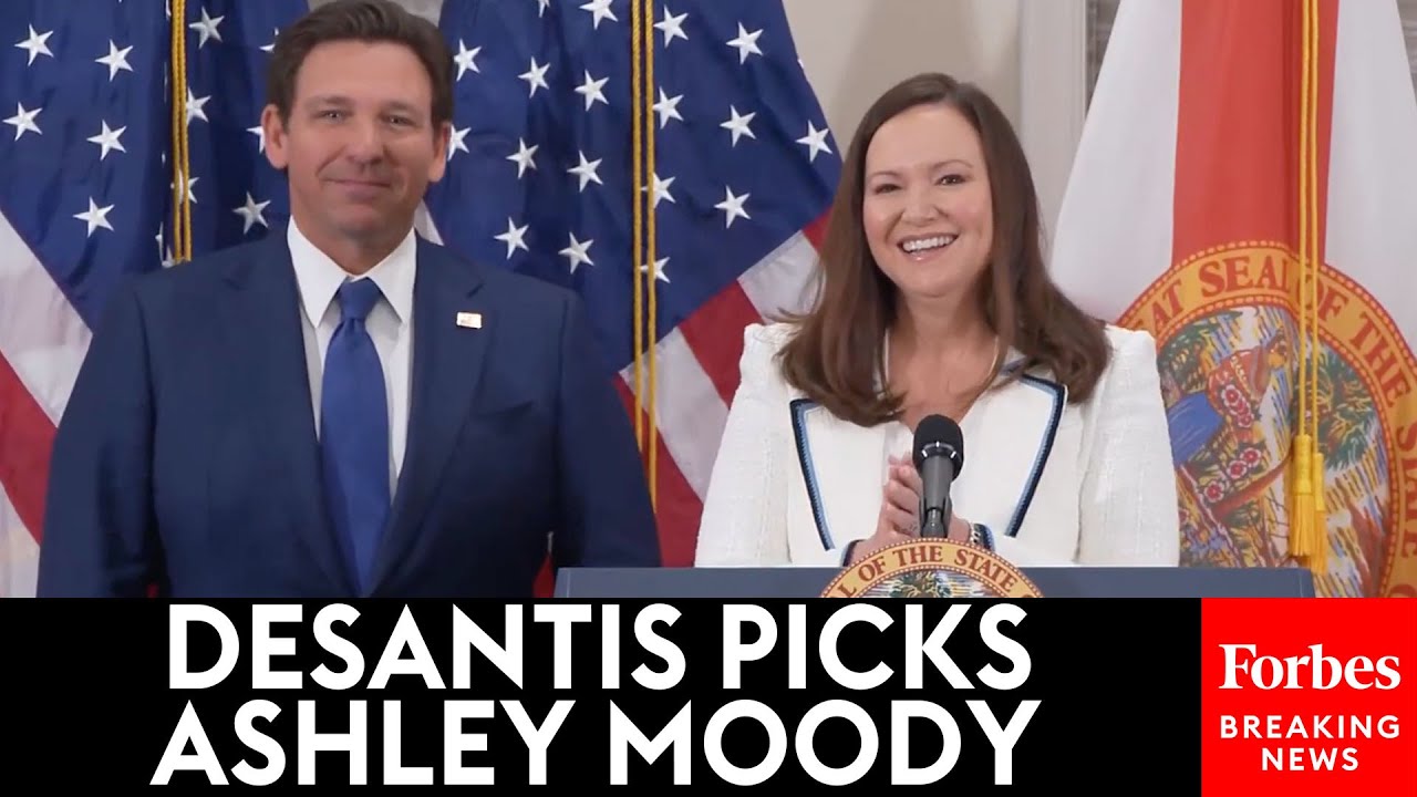 BREAKING NEWS: DeSantis Announces Florida AG Ashley Moody Will Replace Marco Rubio In Senate