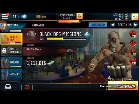 Kill Shot Bravo Region 28=3 Black Ops Mission Complete