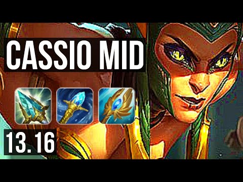 CASSIOPEIA vs SYNDRA (MID) | 66% winrate, 8/1/0, Godlike | KR Grandmaster | 13.16