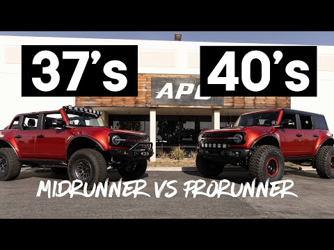 Ford Bronco 37's vs 40's | APG MidRunner VS ProRunner