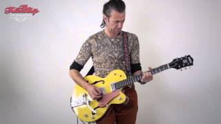 Video thumbnail for Gretsch G6118T-120 | Bamboo Yellow | 120th Anniversary at The Fellowship of Acoustics by The Fellowship of Acoustics