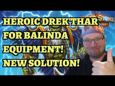 Heroic Drek'Thar Bounty Guide - Balinda Water Elemental Equipment - No Fire Mercenaries Hearthstone