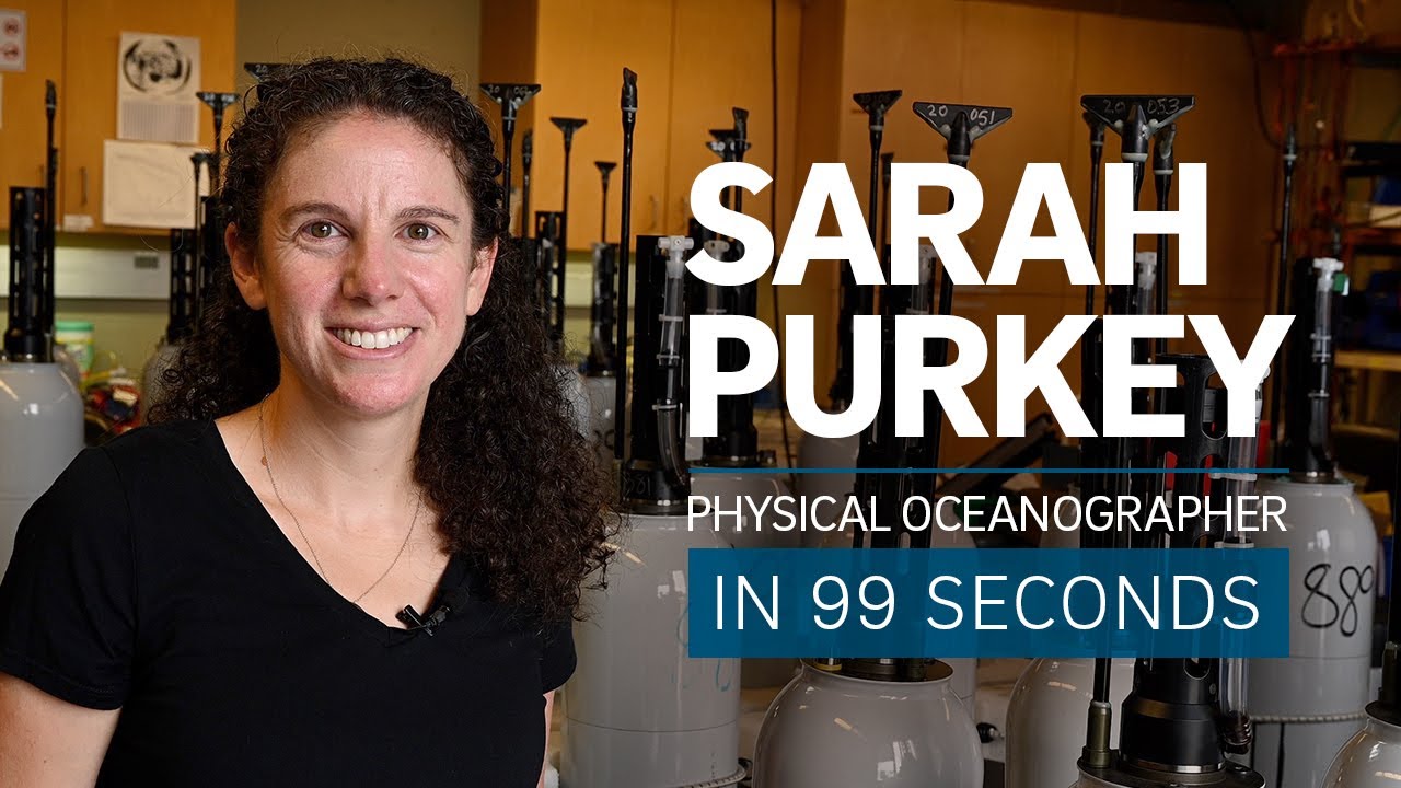 A Scientist's Life in 99 Seconds: Physical Oceanographer Sarah Purkey