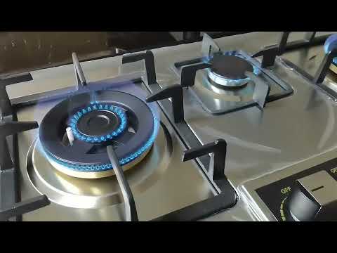 Cheff Quality 3 Burner Stainless Steel Built in Gas Hob #gashob #kitchenappliances #gasstove