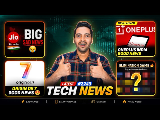 Jio Big Sad News????,Origin OS 7????,S26 FE First Look,OnePlus Good News,iQOO 16 240Hz,Moto Edge 70 Pro+