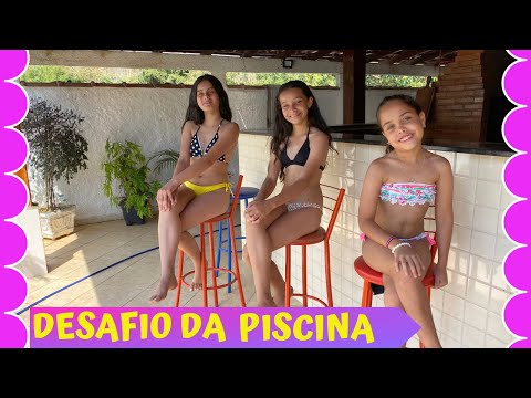 DESAFIO DA PISCINA// BRINCADEIRA MUITO DIVERTIDA ENTRE AS AMIGAS 🤩🤩🤩🤩