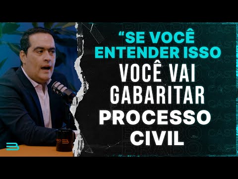 COMO APRENDER PROCESSO CIVIL PARA CONCURSO COMEÇANDO HOJE  Brabocast#05  Luciano Masson