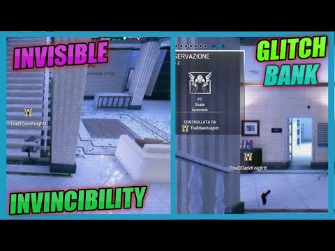 -NEW INVISIBLE/INVINCIBLE GLITCH ON BANK (White Noise) | Rainbow Six Siege-
