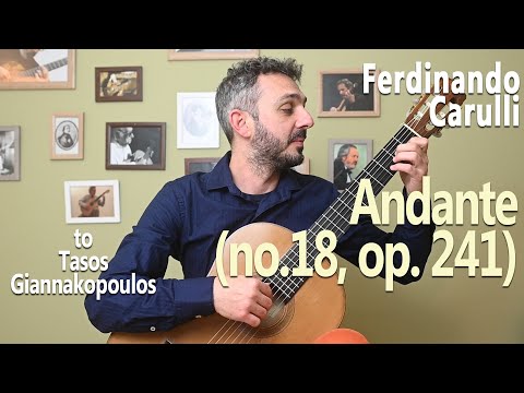 33. Andante by Ferdinando Carulli (no.18, op.241)