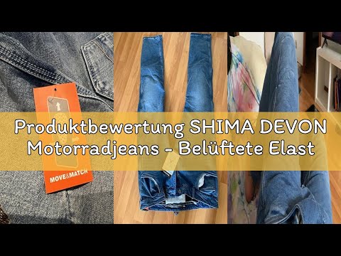 Produktbewertung SHIMA DEVON Motorradjeans - Belüftete Elastische Slim Fit Biker Motorradhose mit Fi