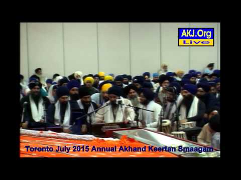 110 Toronto July 2015 Smaagam - Raensabaayee Keertan - Bh. Parminder Singh Jee Delhi