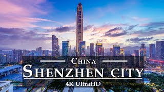 Shenzhen City, China by Drone [4K HD] | Stunning Shenzhen Skyline Night  - 無人機拍攝的深圳市天際線