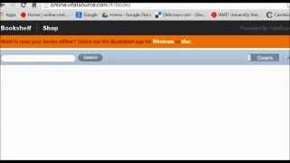 How to access E-textbooks online with VitalSource