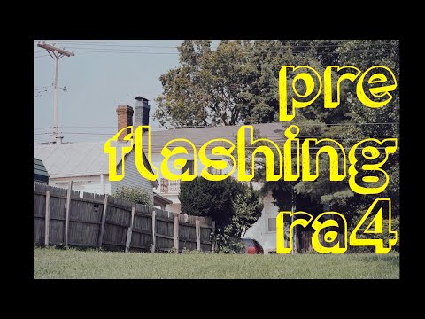 Preflashing RA-4 Color Darkroom Prints