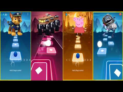 Paw Patrol VS Coffin Dance VS Peppa Pig VS Crazy Frog - Tiles Hop EDM Rush