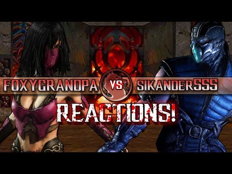 Mortal Kombat X: AFoxyGrandpa vs Sikander555 FT10 (REACTIONS!)