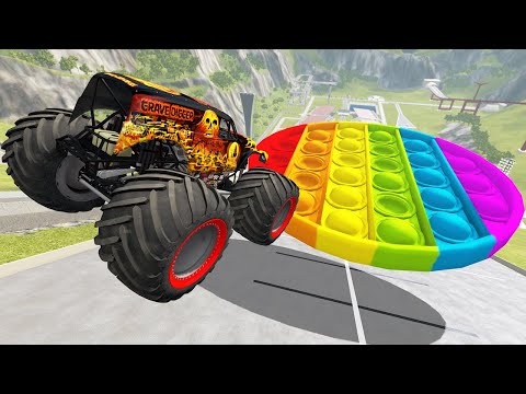 BeamNG Crazy Car Crashes and Jumps LIVE - Random Vehicles Total Destruction | Griff's Garage