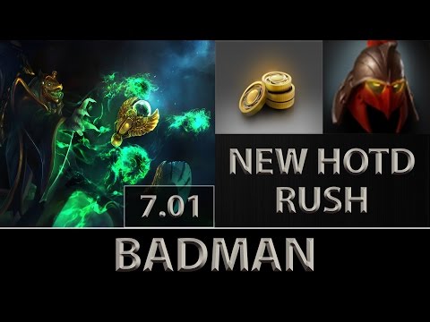 Badman Necrophos Fast Farm ► New Dominator Rush ► Dota 2 [7.01]