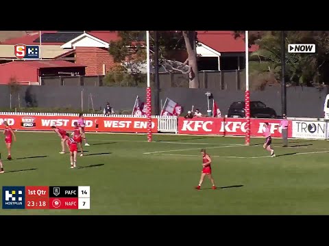 Port's Benny Barrett shows great persistence to goal - Rd 7 Hostplus SANFL Snapshot