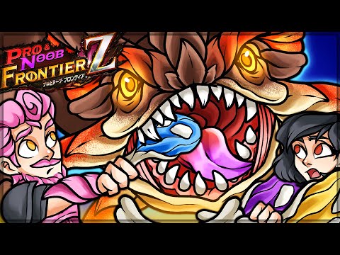 THIS NEW MONSTER IS INSANE - Pro and Noob VS Monster Hunter Frontier!