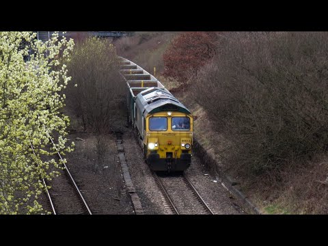 Freightliner Class 66 No. 66613 on 6Z89 Northampton Castle Yard - Guide Bridge V.Q on 20.03.21 - HD