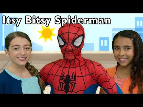 Itsy Bitsy Spider and More | Real Spiderman Learning Magic | Mother Goose Club Songs for Children