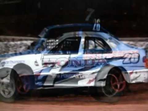 ANDY DENHAM'S HUGE ROLLOVER IN 4cyls AT MOTHAR MOUNTAIN QUEENSLAND AUST.ANDY GETS MEDICAL CHECK.