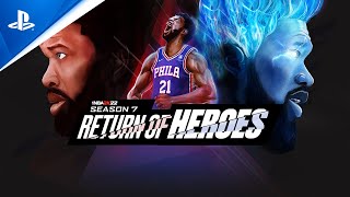 PlayStation  NBA 2K22 - Season 7: Return of Heroes Launch Trailer | PS5 & PS4 Games anuncio