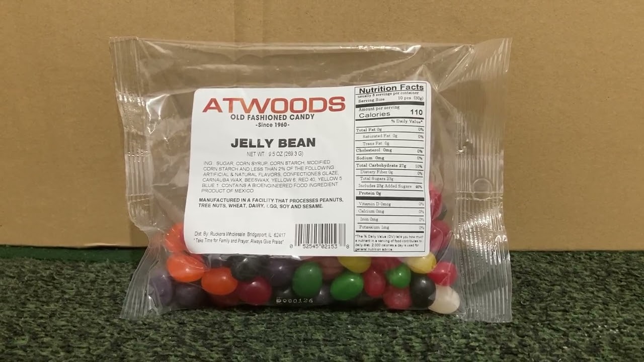 Atwoods Old Fashioned Candy Jelly Bean.