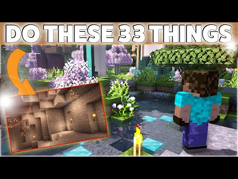 Do These 33 Things to be BETTER at Minecraft Survival and save HOURS