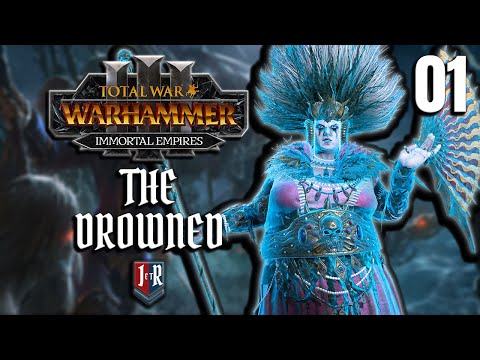 The Drowned - Cylostra Direfin - Total War: Warhammer 3 Immortal Empires Vampire Coast Campaign - 1