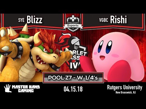 Scarlet Classic IV - VGBC Rishi (Kirby) vs SYE | Blizz (Bowser, Falcon) - Pool Z7 - W 1/4's