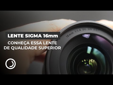 Lente Sigma 16mm f / 1.4 DC DN para Sony E - Detona Shop