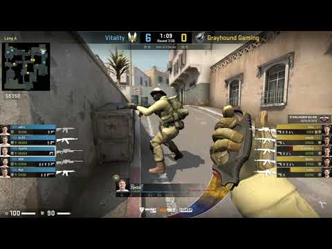 CS:GO POV Demo Vitality ZywOo (23/9) vs Grayhound (de_dust2)