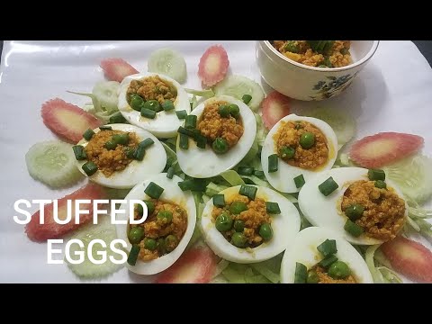 STUFFED EGGS RECIPE BY NISHAT / भरवां अंडे /BHARWA ANDAY /SPECIAL RECIPE FOR EGGS LOVER