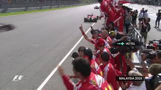 Sebastian Vettel gana su primera carrera con Ferrari en Malasia 2015