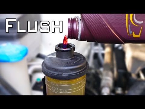 Power steering fluid flush, without pump in less than 10 minutes/Power steering fluid change/ALIMECH