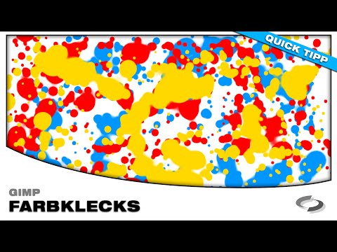 Farbkleckse in GIMP - Quick Tipp #20