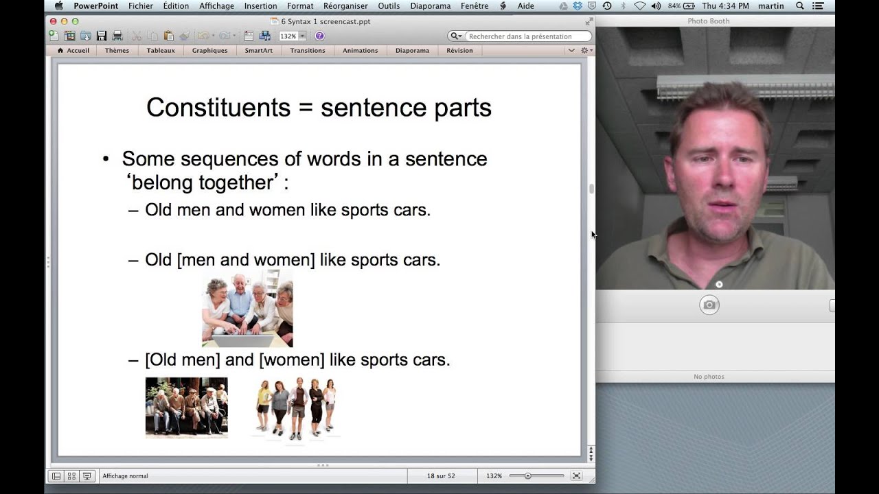 Word classes and syntactic constituency
