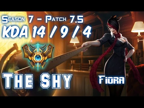 The Shy FIORA vs RUMBLE Top - Patch 7.5 KR Ranked