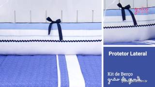 Kit Berço Prince Real Azul | Ref: 61534