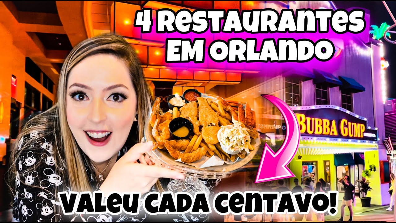 4 RESTAURANTES EM ORLANDO DE FRUTOS DO MAR! FORA DOS PARQUES!