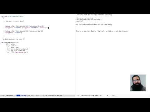 Emacs: custom Org emphasis faces (org-emphasis-alist)