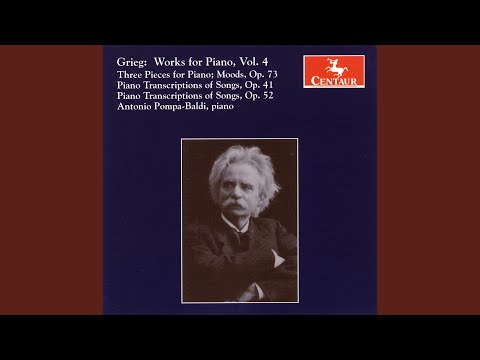 Transcriptions of Original Songs, Vol. II, Op. 41: No. 6. Jeg giver mit digt til varen (To...