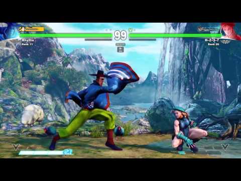 SFV - Rhyllis (Fang) Vs H-2-3-7 (Cammy)