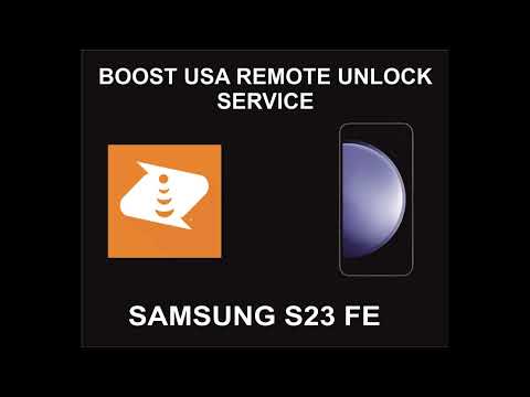 Boost Mobile USA Remote Unlock Service, Samsung S23 FE
