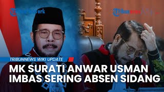 Adik Ipar Jokowi Disorot: Hakim MK Anwar Usman Dapat Surat Peringatan karena Sering Absen