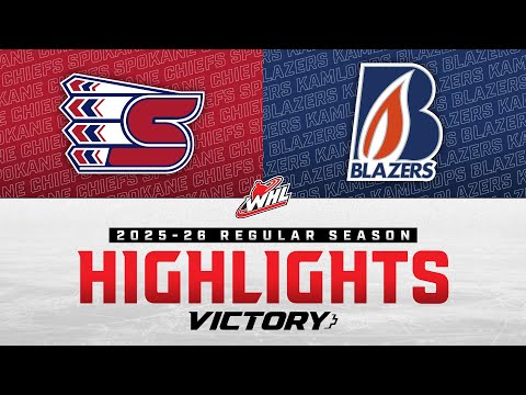 Spokane Chiefs at Kamloops Blazers 9/20 | WHL Highlights 2025-26